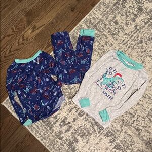 Super soft Dino Essentials Teal and Gray Collar 3 pieces